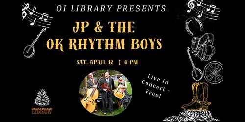 JP and OK Rhythm Boys in concert at Library
